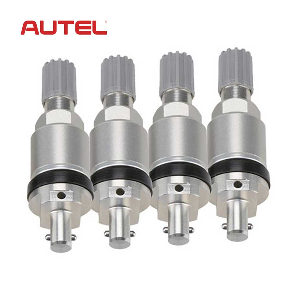 Autel 4 Metal Press-in Valve Stems for 1-Sensor