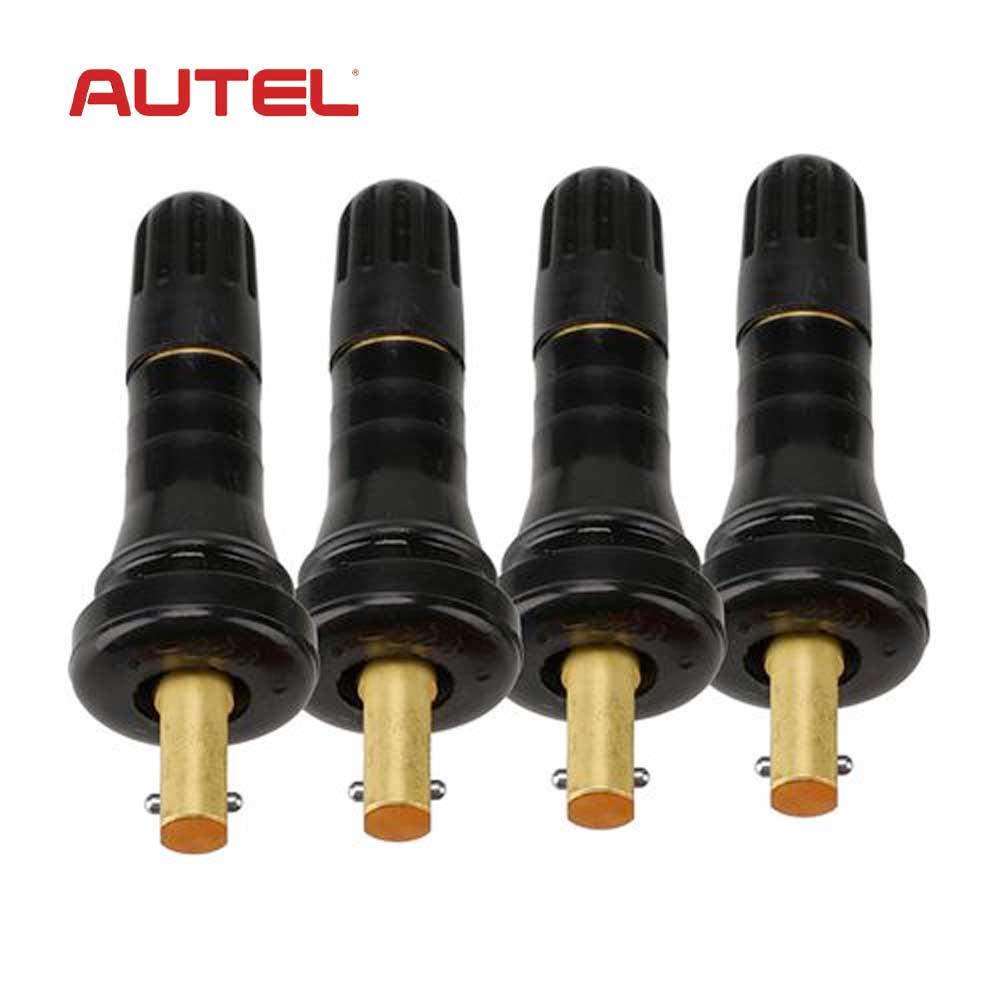 Autel 4 Rubber Press-in Valve Stems for 1-Sensor