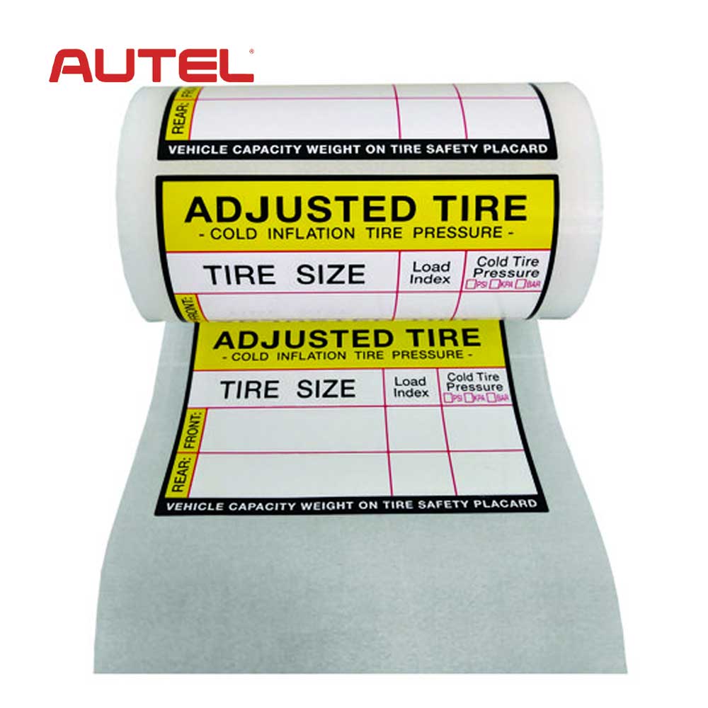 Autel PVS100 Placard Value Stickers