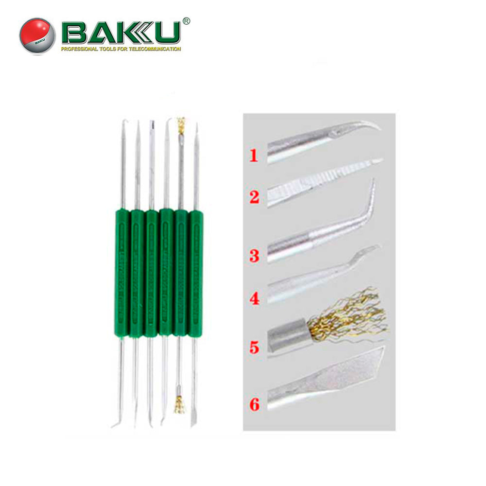 BAKU - BK120 - 6-Piece Soldering Tool Set / Locksmith Tool