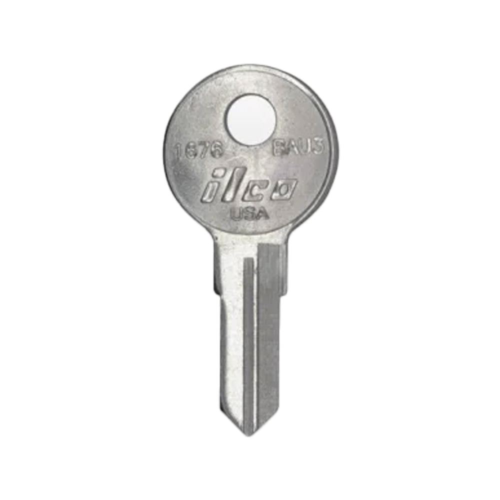 1676 BAU3 BAUER Commercial & Residencial Key Blank -  BUE-3 / BAU3