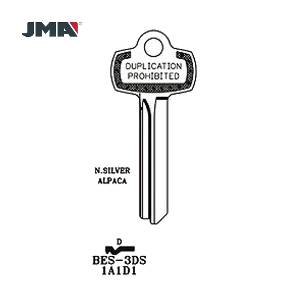 JMA BES-3DS / 1A1D1 BEST D Keyway - Duplication Prohibited