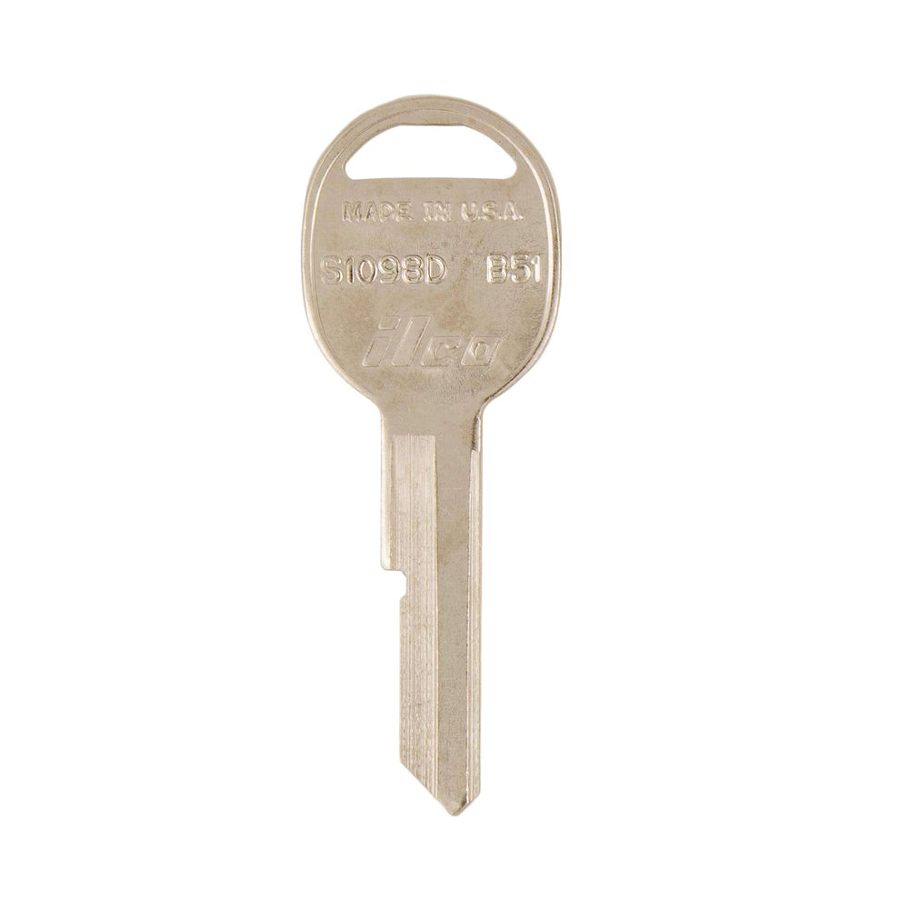 GM Key Blank - GM-11 / B51 (Packs of 10)