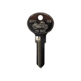 JET BMW2 - BMW Nickel Plated Motorcycle Key Blank