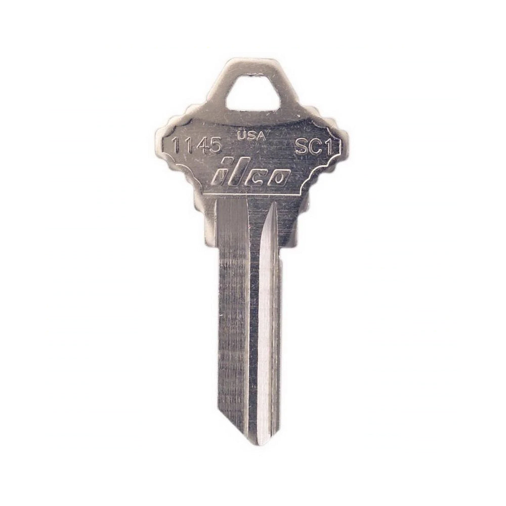 1145 5-Pin Schlage Key Blank - Nickel Plated - SLG-3E-NP / SC1 NP