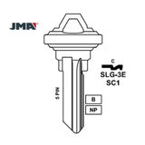 1145 5-Pin Schlage Key Blank - Brass - SC1 BR / SLG-3E-BR