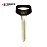 Keyline Plastic Head Key Blank for Toyota - BTR40-P / TR40-P