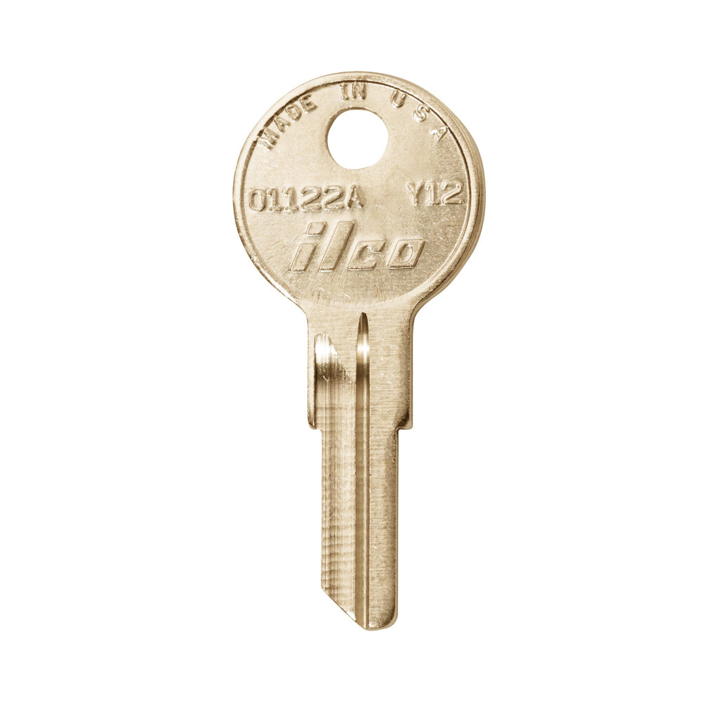 9278 Yale 5-Wafer Cabinet Key Bkank  - Brass Finish - YA-45DE  / Y12 BR (Packs of 50)