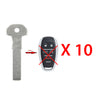 2017 - 2022 Alfa Romeo Giulia Stelvio Emergency Key - SIP22 (10 Pack)