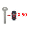 2017 - 2022 Alfa Romeo Giulia Stelvio Emergency Key - SIP22 (50 Pack)