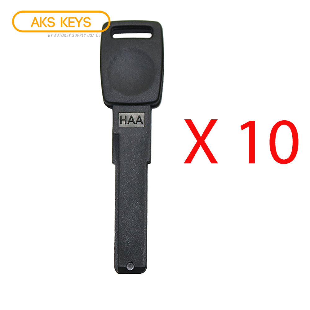 2008 - 2012 Audi Emergency Key (10 Pack)