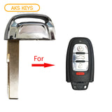 2006 - 2016 Audi Emergency Key