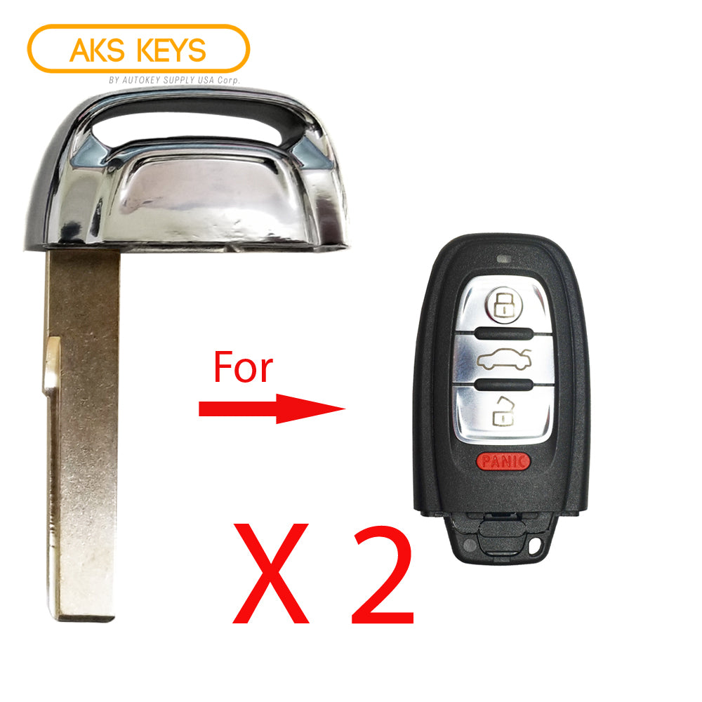 2006 - 2016 Audi Emergency Key (2 Pack)