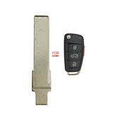 2005 - 2015 Audi Remote Flip Key Blade