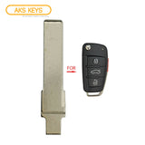 2005 - 2015 Audi Remote Flip Key Blade