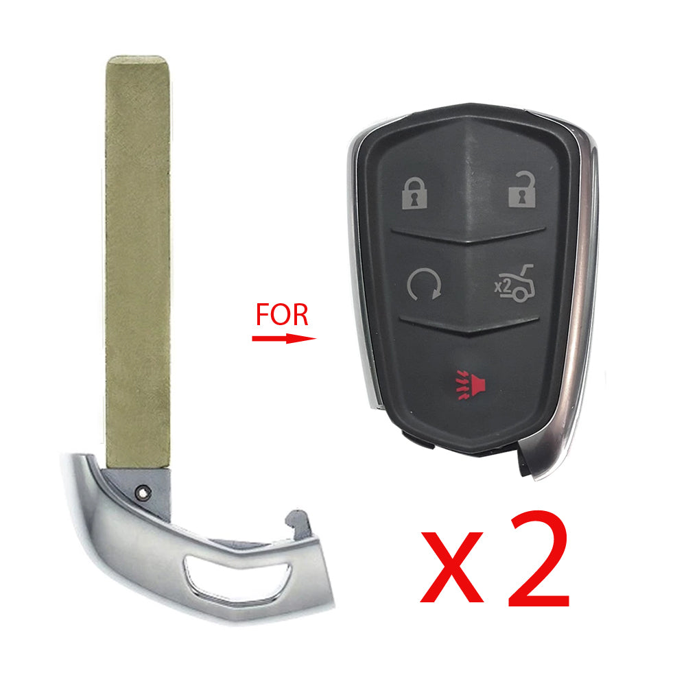 2014 - 2024 Cadillac Emergency Key / HU100 (2 Pack)