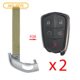 2014 - 2024 Cadillac Emergency Key / HU100 (2 Pack)