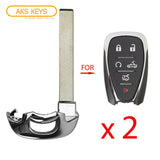 2016 - 2021 Chevrolet Emergency Key (2 Pack)