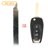 2016 - 2020 Chevrolet Cruze Flip Key Blade