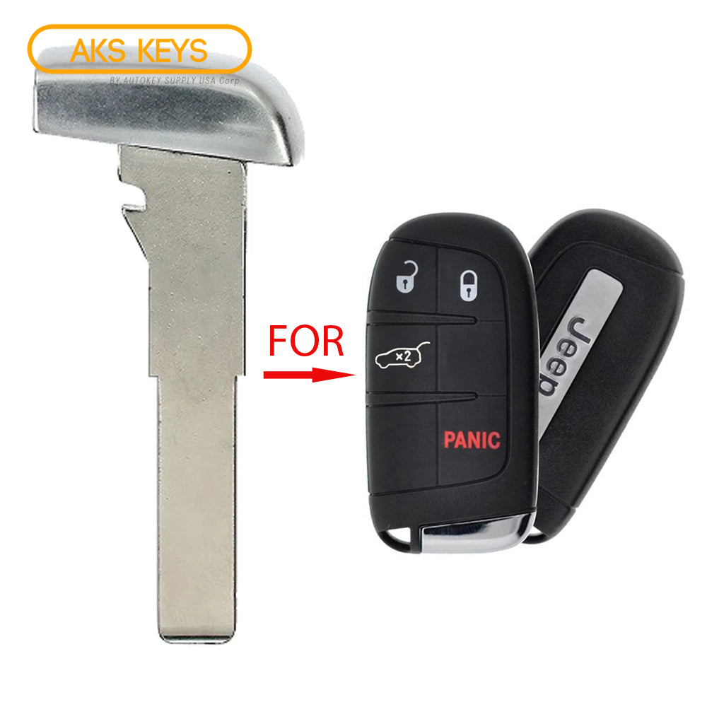 2015 - 2024 Jeep Fiat High Security Emergency Key