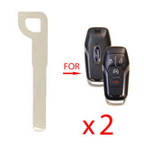 2013 - 2018 Ford Lincoln Emergency Key Blade (2 Pack)