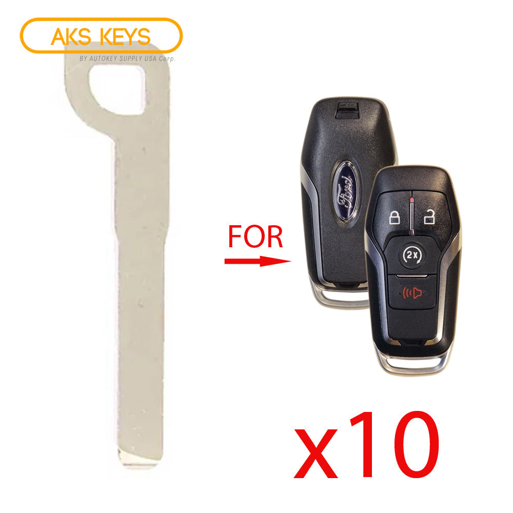 2013 - 2018 Ford Lincoln Emergency Key Blade (10 Pack)