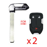 2014 - 2024 Chevrolet GMC Emergency Key (2 Pack)