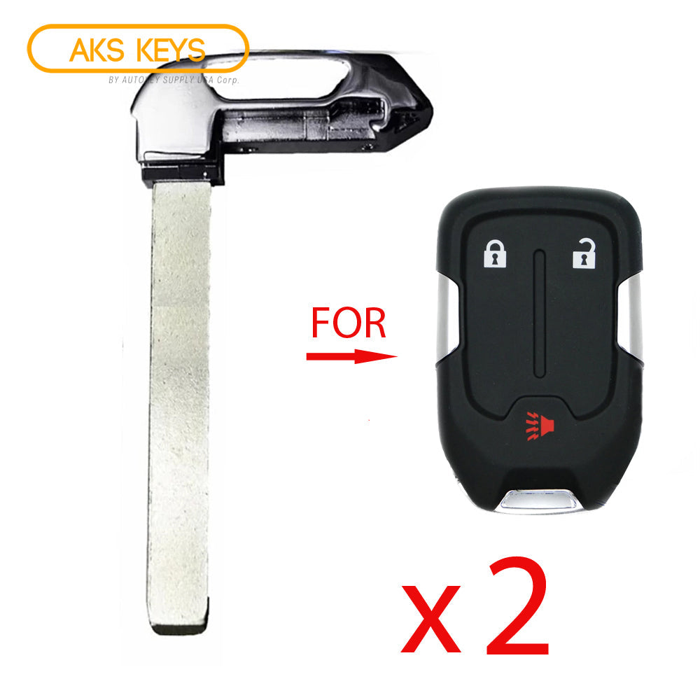 2014 - 2024 Chevrolet GMC Emergency Key (2 Pack)