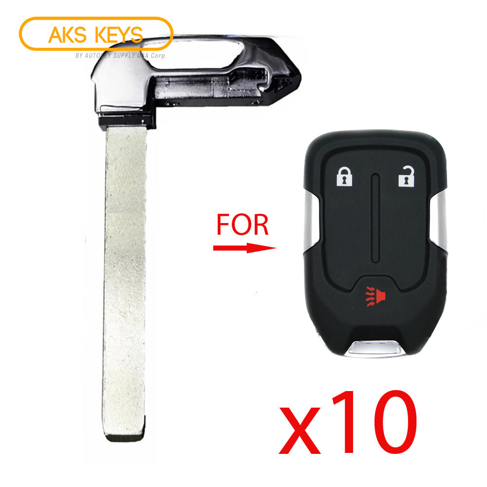 2014 - 2024 Chevrolet GMC Emergency Key (10 Pack)