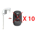 2022 2023 Honda Emergency Key - High Security (10 Pack)