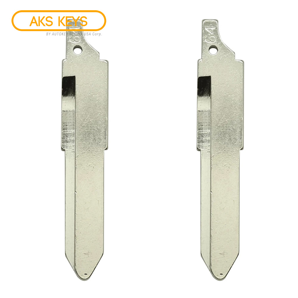 2005 - 2015 Mazda Flip Key Blade (2 Pack)