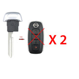 2021 - 2023 - Nissan Emergency Key (2 Pack)