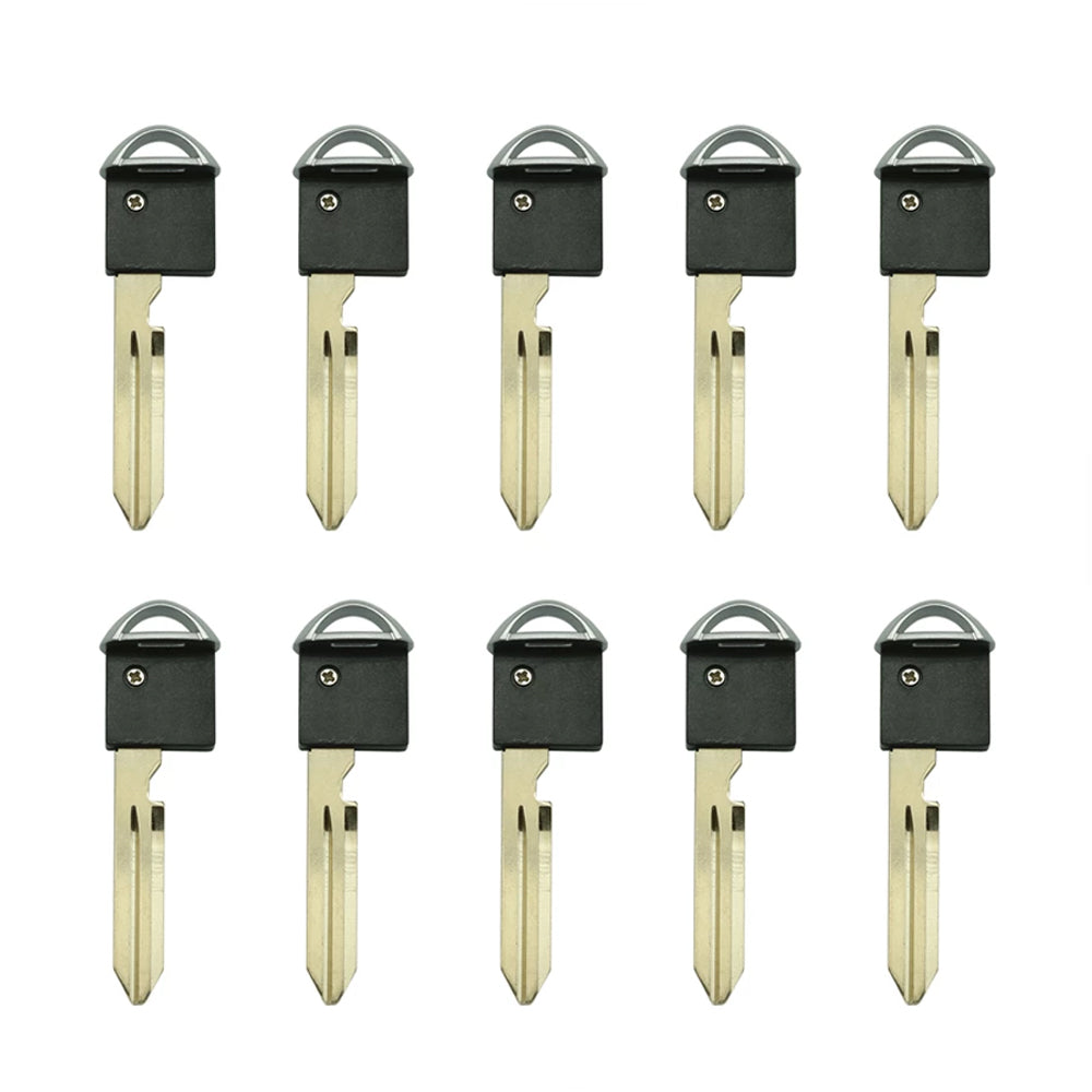 2007 - 2018 - Nissan Infiniti Emergency Key (10 Pack)