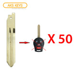 2003 - 2013 Nissan Remote Key Blade (50 Pack)