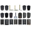 AKS KEYS Aftermarket Starter Pack with 25 Cadillac Remotes, Shells, Key Blanks and Blades