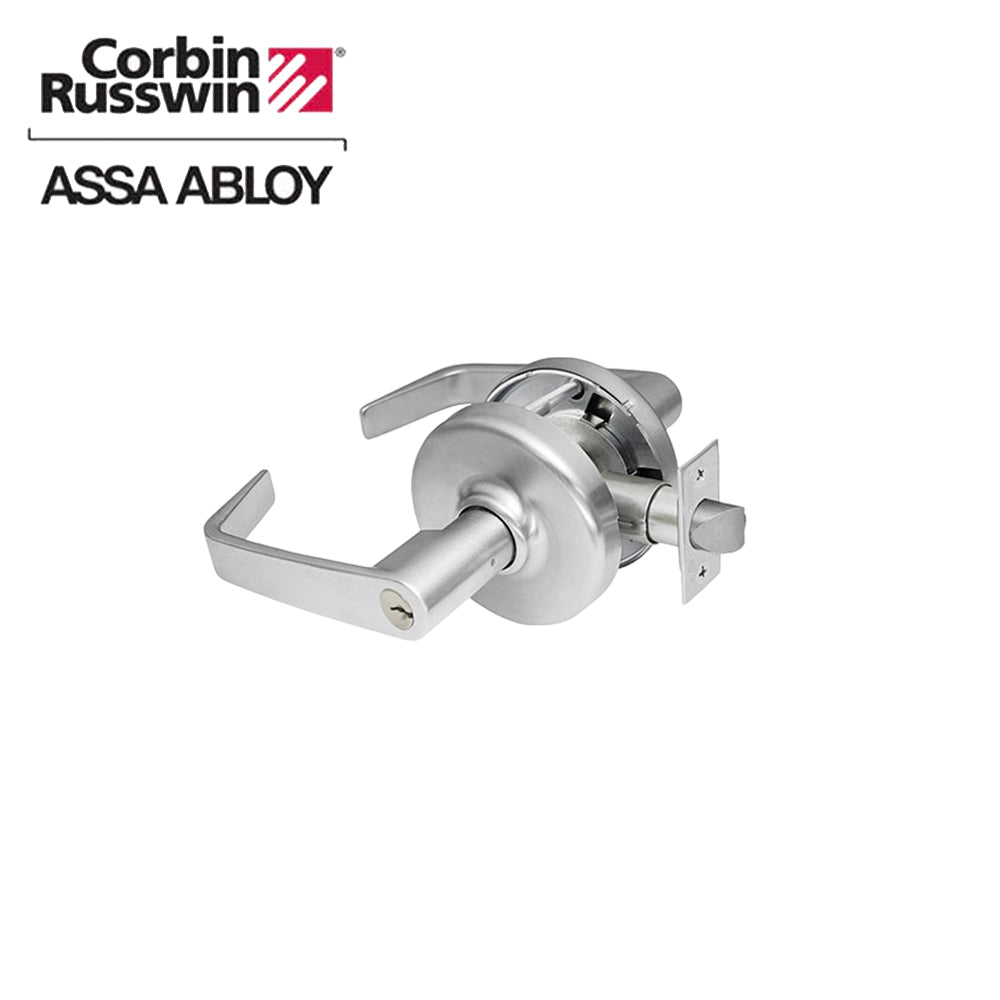 Corbin Russwin Conventional Cylindrical Lockset Key-In-Lever - Grade 2 - 626 (Satin Chrome)