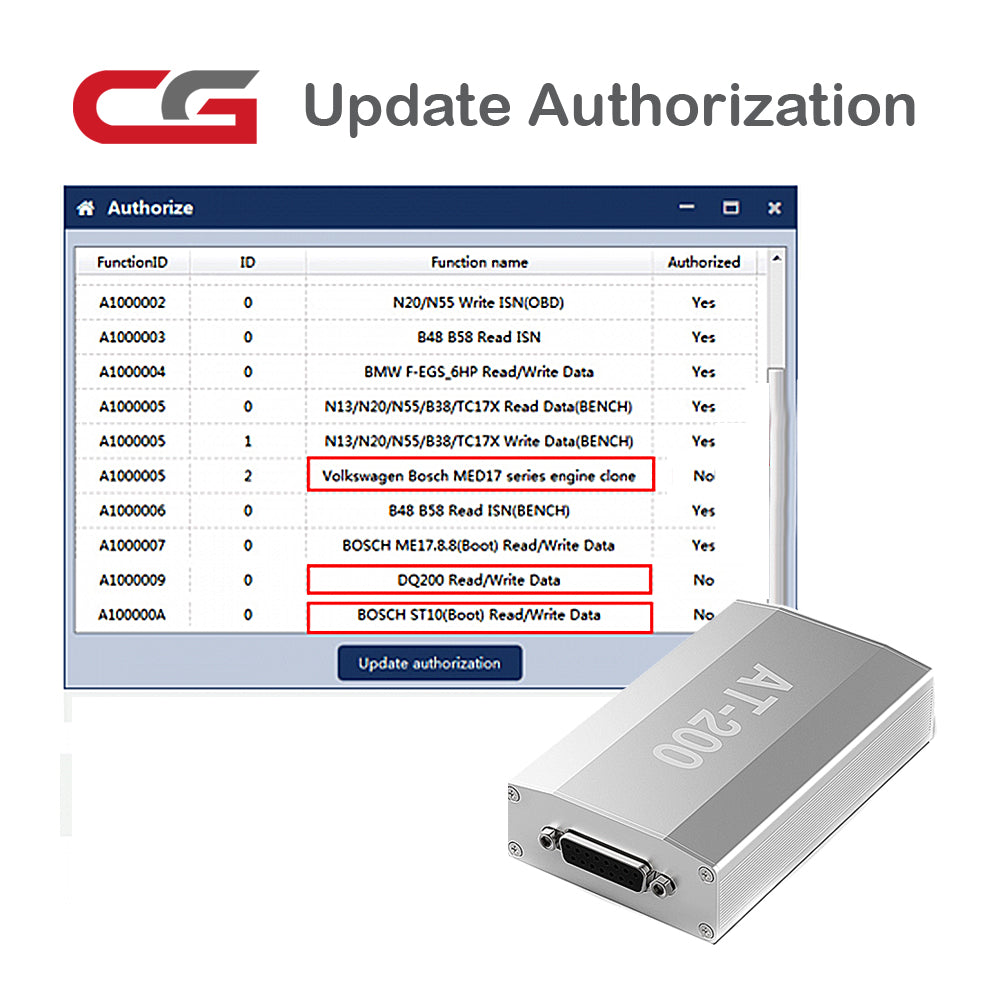 CGDI VOLKSWAGEN AT200 Upgrade