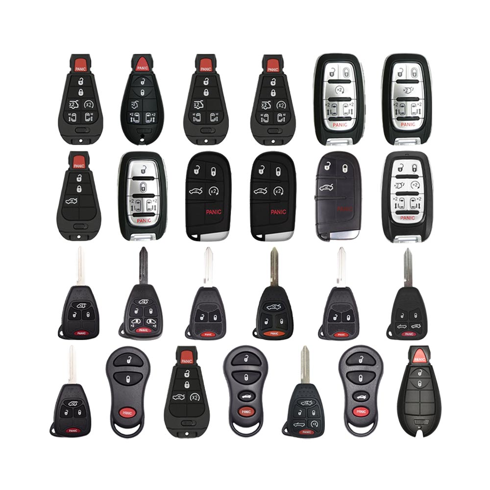 AKS KEYS Aftermarket 25 Chrysler Keys Bundle