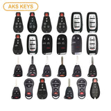 AKS KEYS Aftermarket 25 Chrysler Keys Bundle