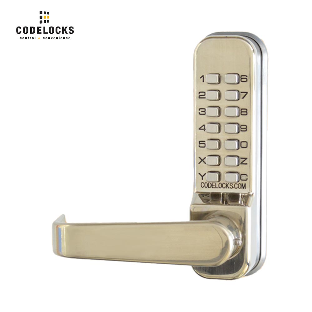 Codelocks CL410 SS Tubular Latchbolt Medium Duty Mechanical locks, Stainless Steel