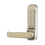 Codelocks CL415-BB SS Tubular Latchbolt Back to Back Medium Duty Mechanical locks, Stainless Steel