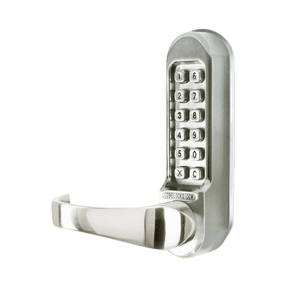 Codelocks CL510-BB SS Tubular Latchbolt Back to Back Heavy Duty Mechanical locks, Stainless Steel