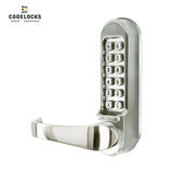 Codelocks CL510-BB SS Tubular Latchbolt Back to Back Heavy Duty Mechanical locks, Stainless Steel