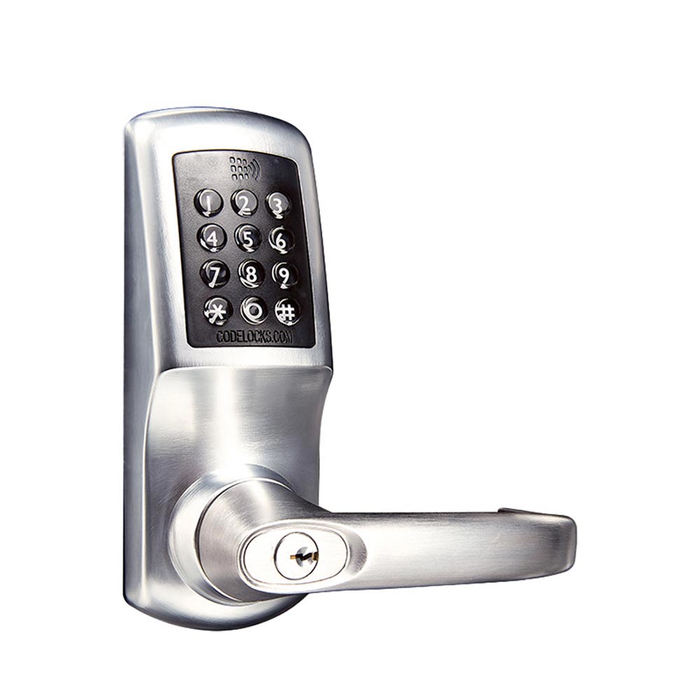 Codelocks CL5510 BS Managing and Operating Medium Duty Electronic Smart locks, Brushed Steel