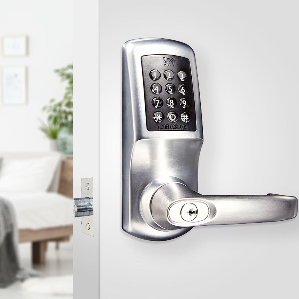 Codelocks CL5510 BS Managing and Operating Medium Duty Electronic Smart locks, Brushed Steel