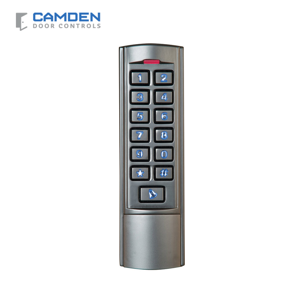 Camden CM-110SK - Slim Line Surface Mount Keypad 2,000 Users Vandal Resistant- 12VDC