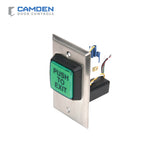 Camden CM-30EE LED Illuminated Push/Exit Switch with Fixed 30 Second Timer and In-Wall Mounting Box Included