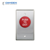 Camden CM-420RPTE Push/Exit Mushroom Switch - 12/24 VDC