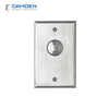 Camden CM-9080 Vandal Resistant Push Button Exit Switch - 12/24 VDC - Brushed Aluminum