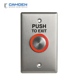 Camden CM-9600/7 Illuminated Piezoelectric Push/Exit Switch - 12/24 VDC